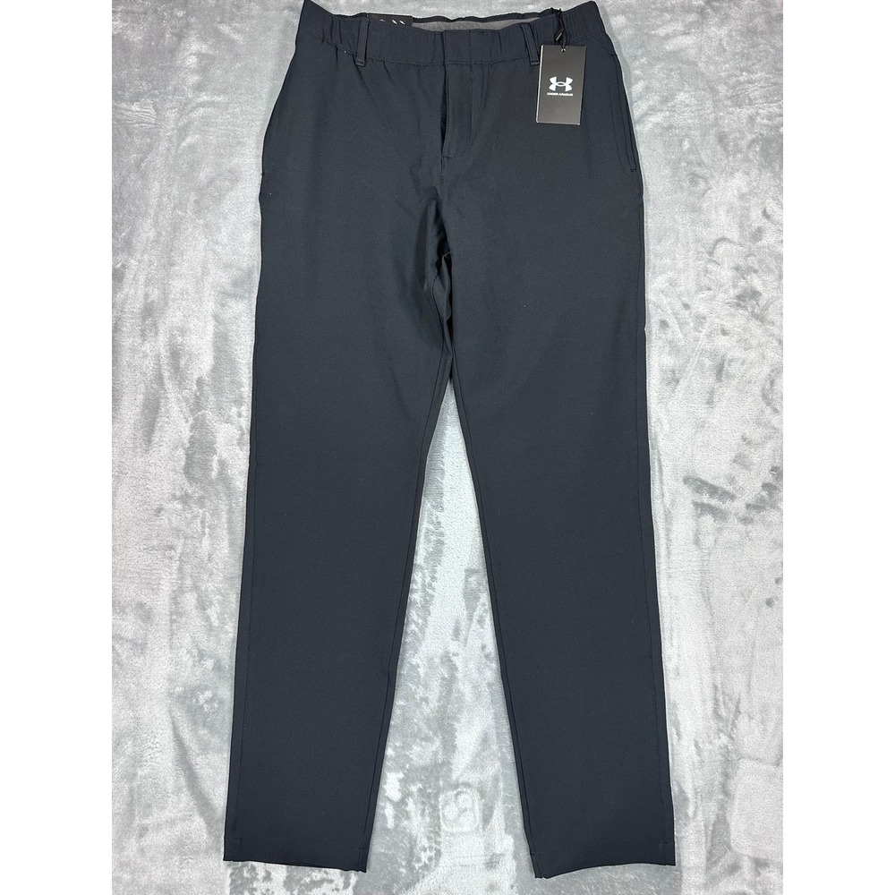 Under Armour Links Golf Pants Womens 4 Black Stretch Performance 1362772-001 NWT